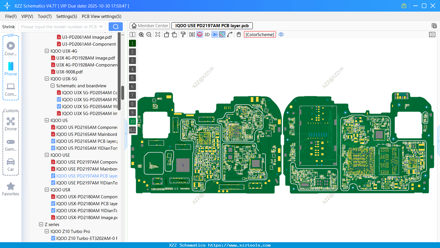 VIVO IQOO U5E PD2197AM PCB Layer